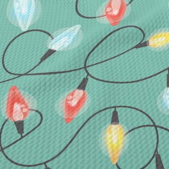 Shining Light Bulb Birdseye Piqué