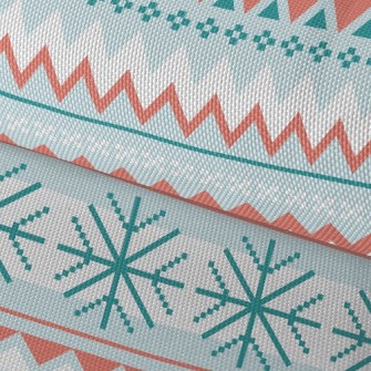 Snowflake Warm Christmas Waterproof Oxford