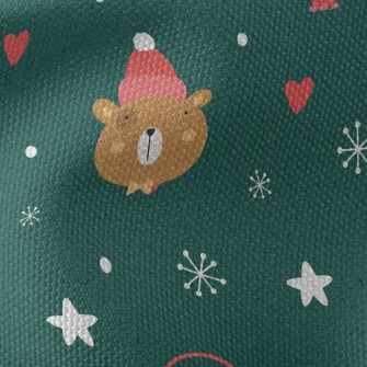 Animals Spend Christmas Well-b Waterproof Canvas