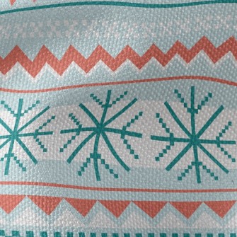 Snowflake Warm Christmas Waterproof Canvas