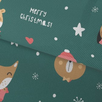 Animals Spend Christmas Well-b Waterproof Oxford