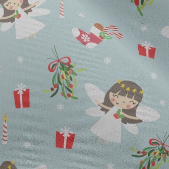 Christmas Pure White Angel Chiffon