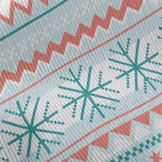 Snowflake Warm Christmas Standard Corduroy