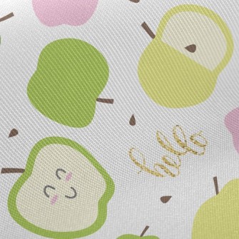 Shy Green Apple Twill
