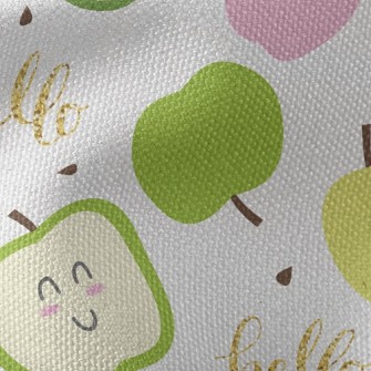 Shy Green Apple Waterproof Canvas