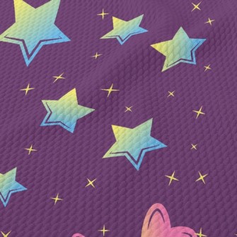 Mini Love Stars Birdseye Piqué
