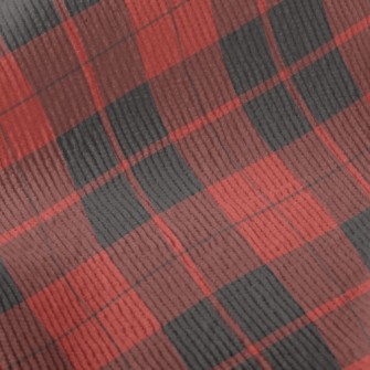 Classic Two-color Plaid Standard Corduroy