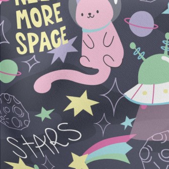 Meow Astronaut Stretch Ponte