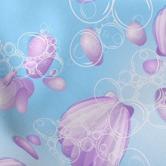 Fantasy Pearl Shell Stretch Ponte