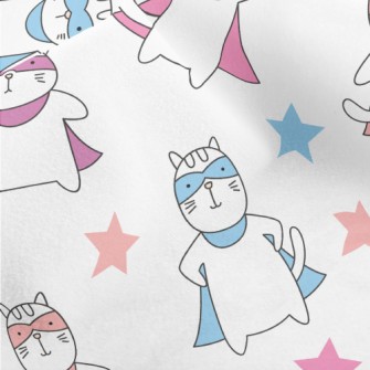 Super Cute Super Cat Micro Fleece