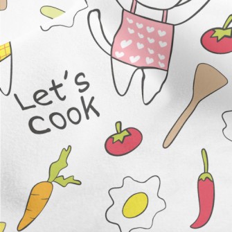 Cooking Cat Micro Fleece