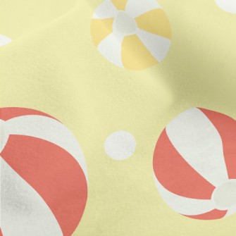 Summer Beach Ball Micro Fleece