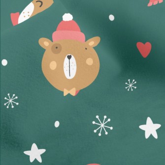 Animals Spend Christmas Well-b Micro Fleece