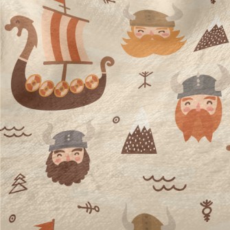 Vikings Set Sail Minky