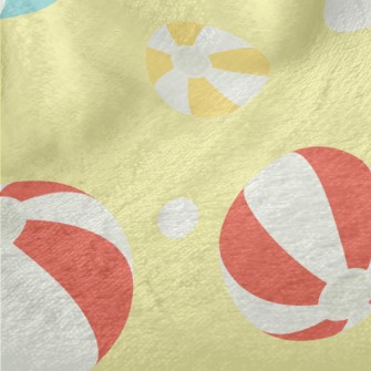Summer Beach Ball Minky