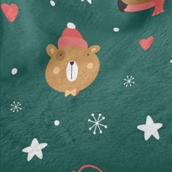 Animals Spend Christmas Well-b Minky