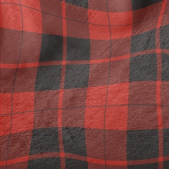 Classic Two-color Plaid Minky