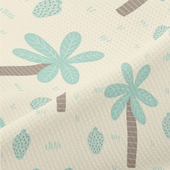 Cute Coconut Tree Piqué