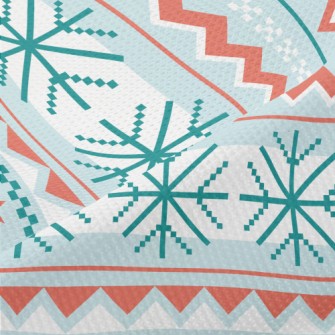 Snowflake Warm Christmas Piqué