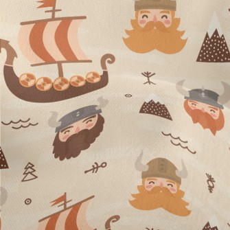 Vikings Set Sail Lightweight Performance Linen