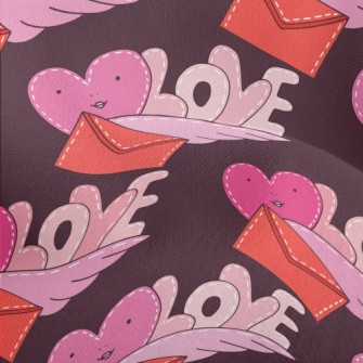 Hearts And Envelopes Lightweight Performance Linen