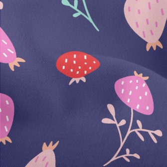 Cute Plum Tree Lightweight Performance Linen