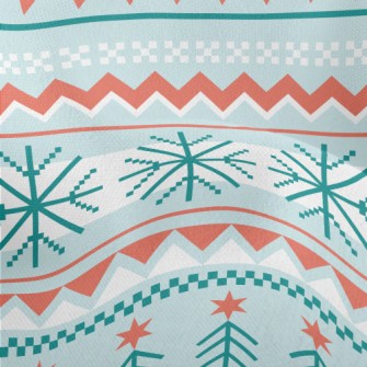 Snowflake Warm Christmas Lightweight Performance Linen