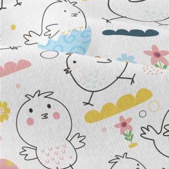 Lively Chick Painted Eggs Modern Jersey