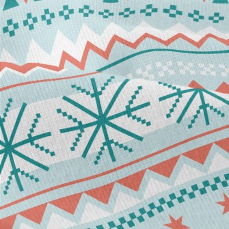 Snowflake Warm Christmas Modern Jersey