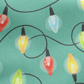 Shining Light Bulb Jersey Backed Fleece