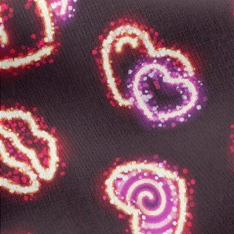 Fairy Wand Depicts Love Jersey Backed Fleece