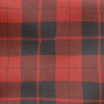Classic Two-color Plaid Jersey Backed Fleece