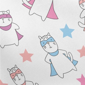 Super Cute Super Cat Pongee