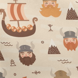 Vikings Set Sail Pongee