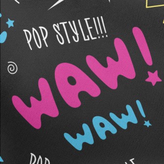 Exclamation Tone Text Pongee