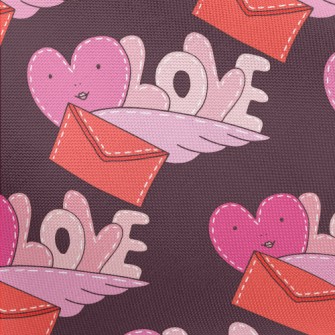 Hearts And Envelopes Pongee