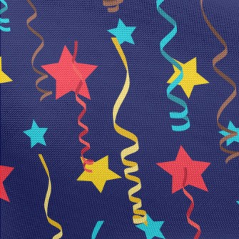 Happy Star Ribbon Pongee