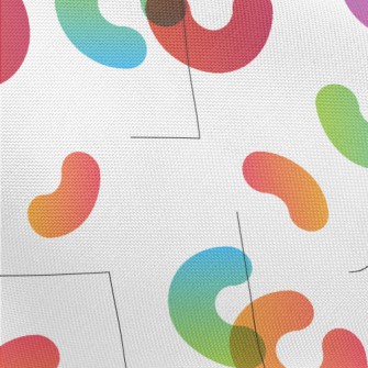 Gradient Curved Shape Pongee