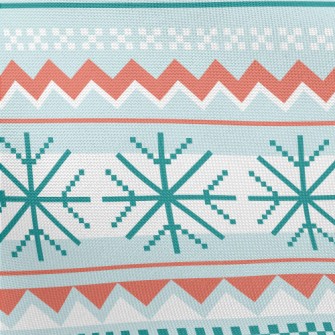 Snowflake Warm Christmas Pongee