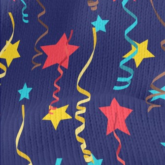Happy Star Ribbon Stretch Jersey