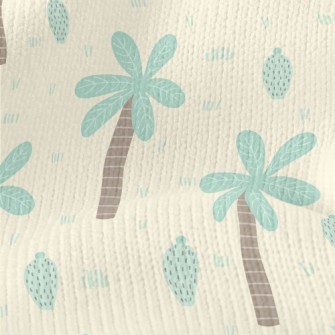 Cute Coconut Tree Stretch Jersey