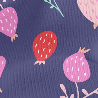 Cute Plum Tree Stretch Jersey