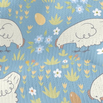 Hens Lay Eggs Stretch Jersey