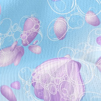 Fantasy Pearl Shell Stretch Jersey