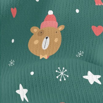 Animals Spend Christmas Well-b Stretch Jersey