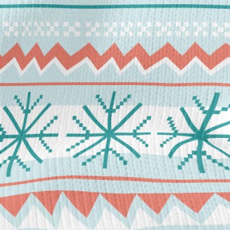 Snowflake Warm Christmas Stretch Jersey