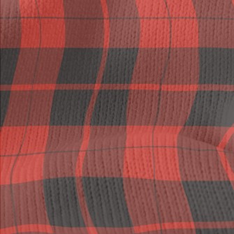 Classic Two-color Plaid Stretch Jersey
