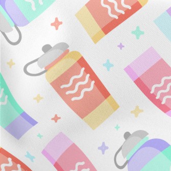 Colorful Small Kettle Lightweight Cotton Poplin