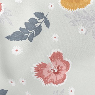Soft Felt Flowers Lightweight Cotton Poplin