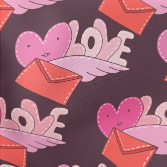 Hearts And Envelopes Lightweight Cotton Poplin